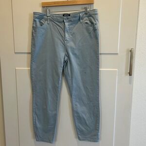 Buffalo David Bitton Havana High Rise Soft Stretch Ankle Skinny Jeans Blue 14 34